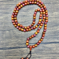 Mala 108 Dragon Blood, Purple Heart, Aloeswood