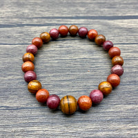 Mala Bracelet Three Wood