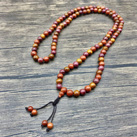 Mala 108 Dragon Blood, Purple Heart, Aloeswood