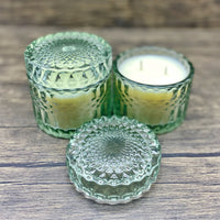 Vintage Crystal Candle Cinnamon Citrus