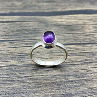 Ring - Amethyst Small Oval