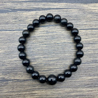 Mala Bracelet Black Obsidian