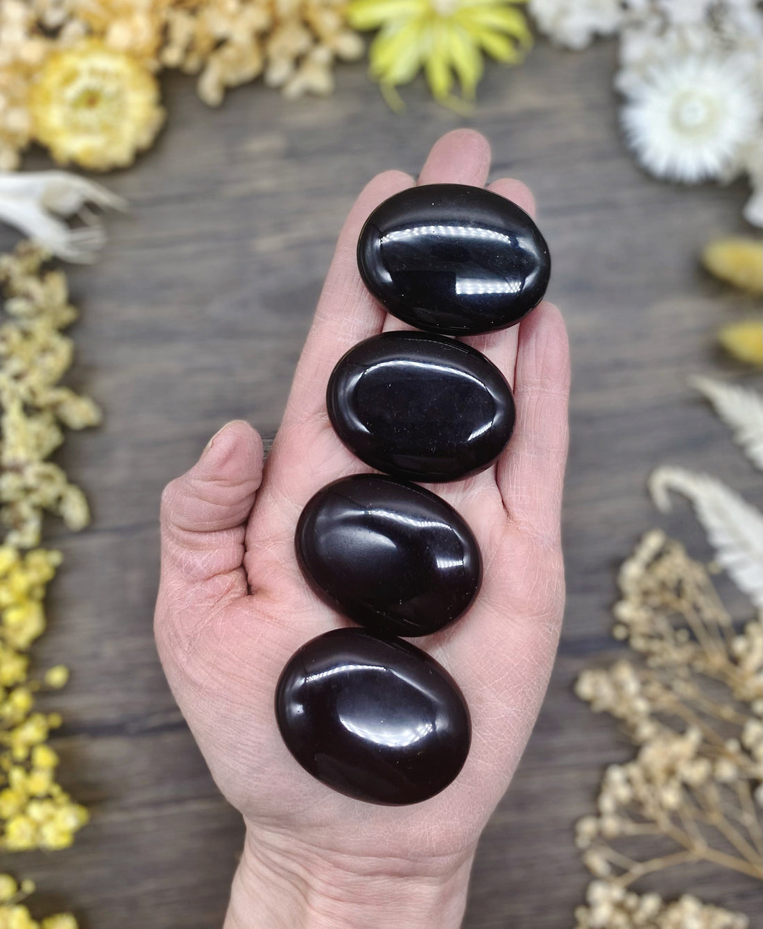 Black Obsidian Pillow