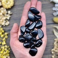 Black Onyx Tumbled Stone