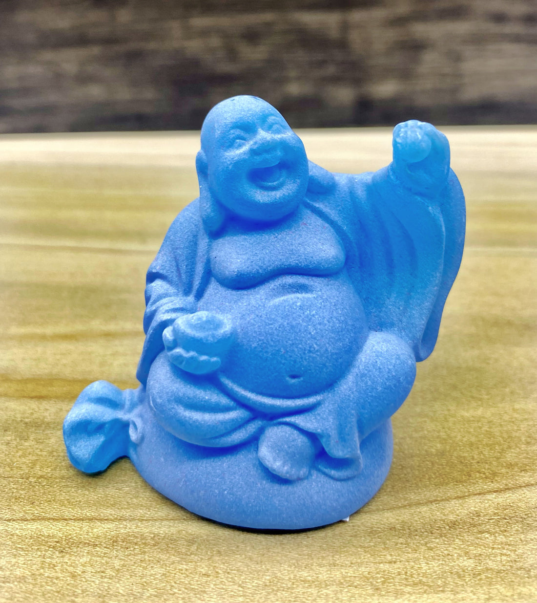 Blue Buddha Figurine 2"