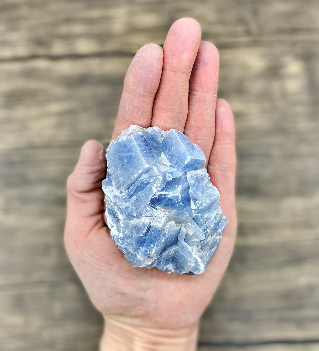 Blue Calcite Large $20