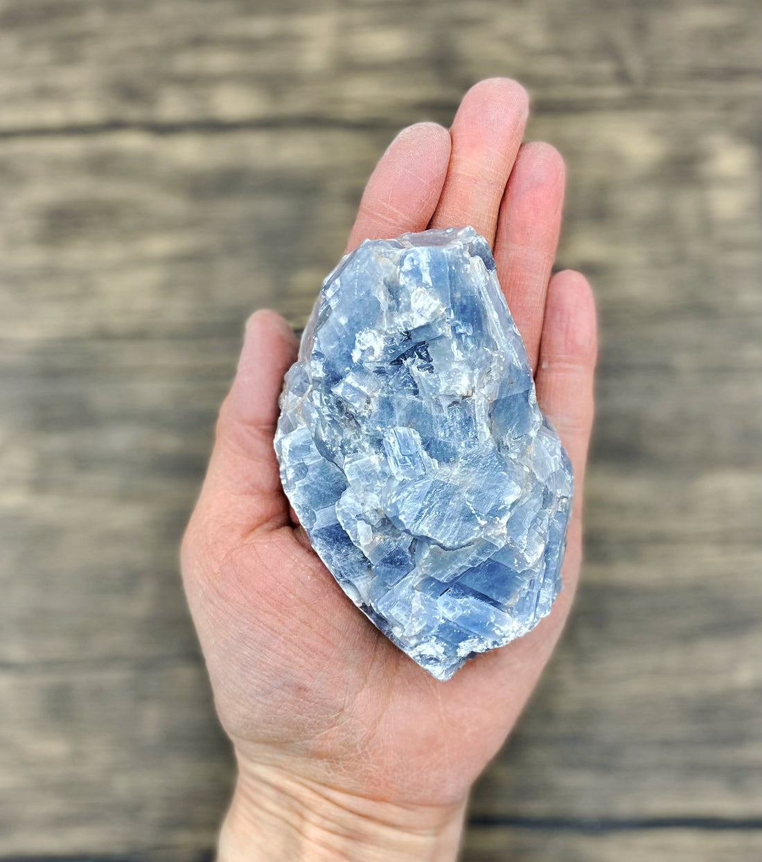 Blue Calcite Large $25