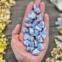 Blue Calcite Raw