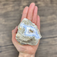 Blue Lace Agate Rough $38