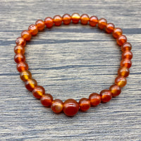 Mala Bracelet Carnelian Small