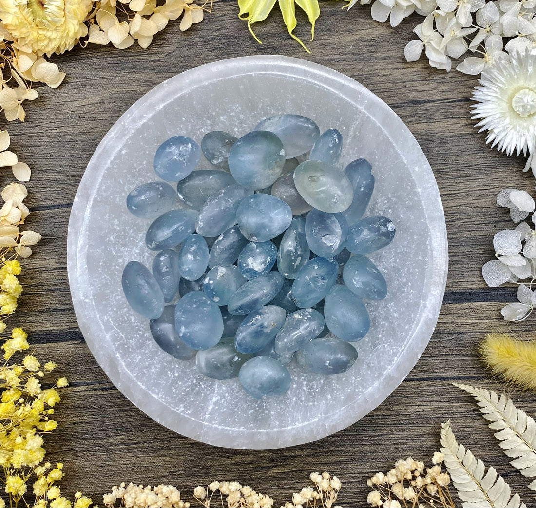 Celestite Tumbled Stone