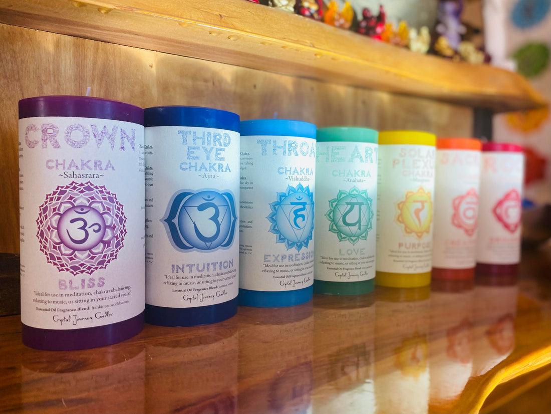 Chakra Pillar Candle Yellow