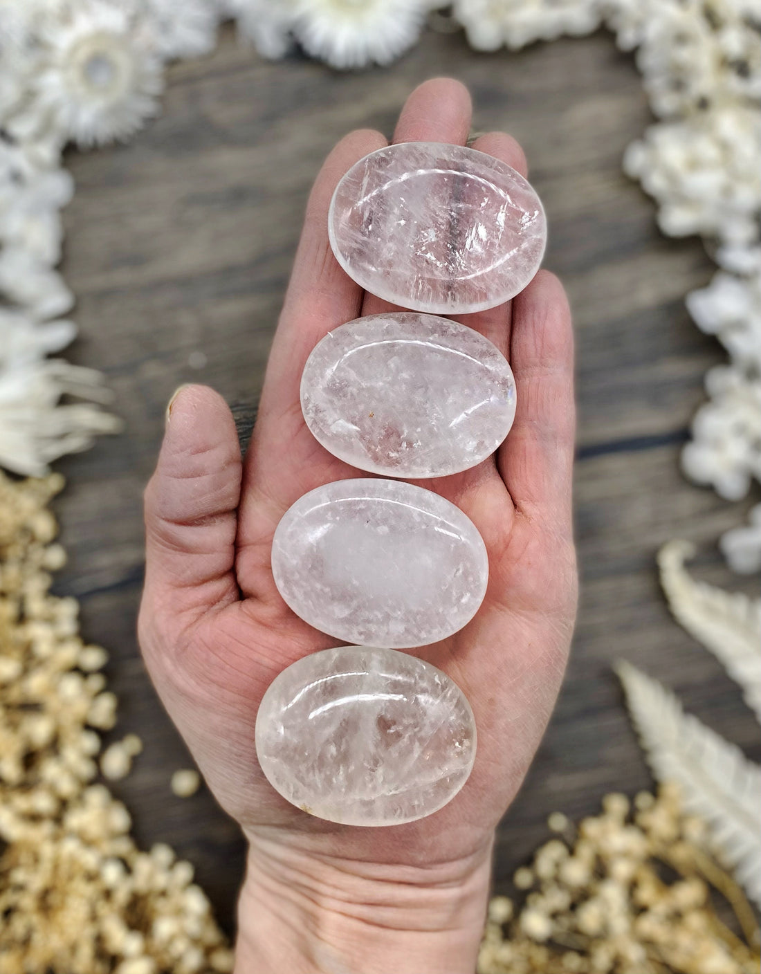 Clear Quartz Pillow