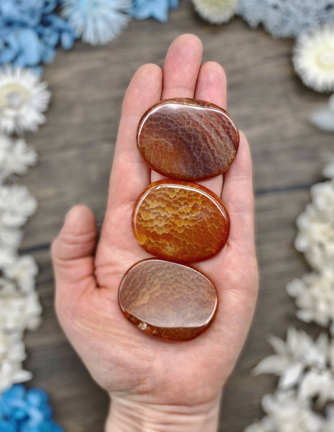 Fire Agate Medallion