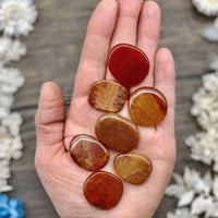 Fire Agate Mini Medallion