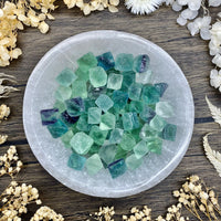 Fluorite Octahedron Mini
