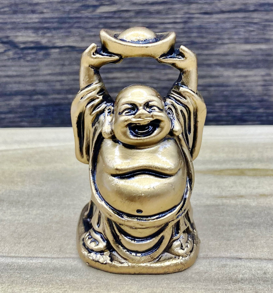 Gold Buddha Figurine 2"