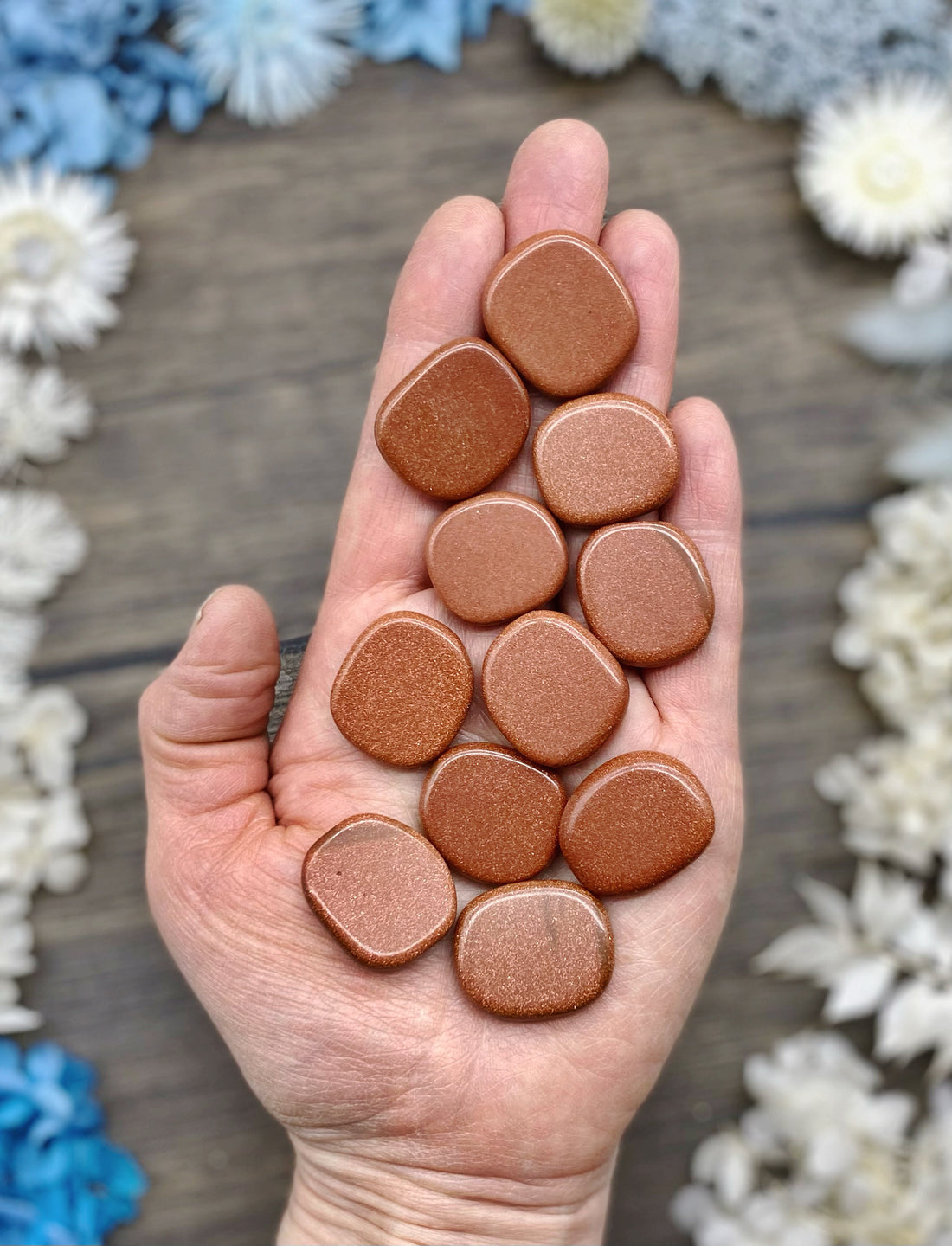 Goldstone Mini Medallion