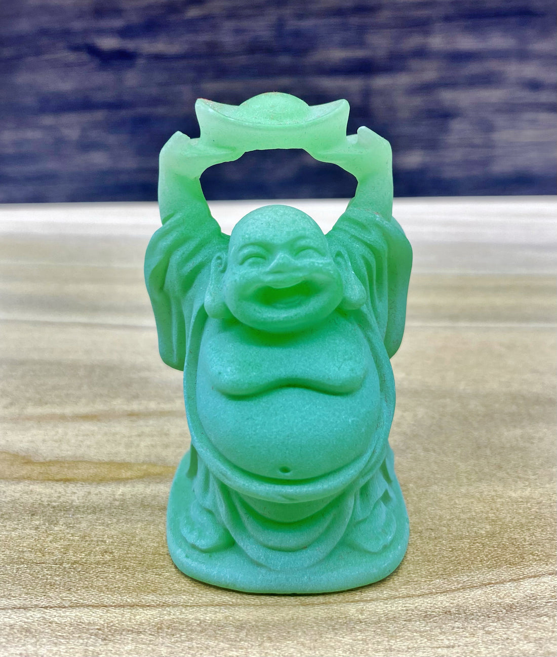 Light Green Buddha Figurine 2"