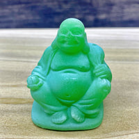 Light Green Buddha Figurine 2"