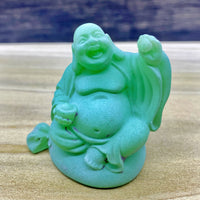 Light Green Buddha Figurine 2"