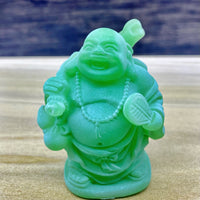 Light Green Buddha Figurine 2"