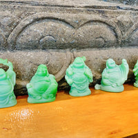 Light Green Buddha Figurine 2"