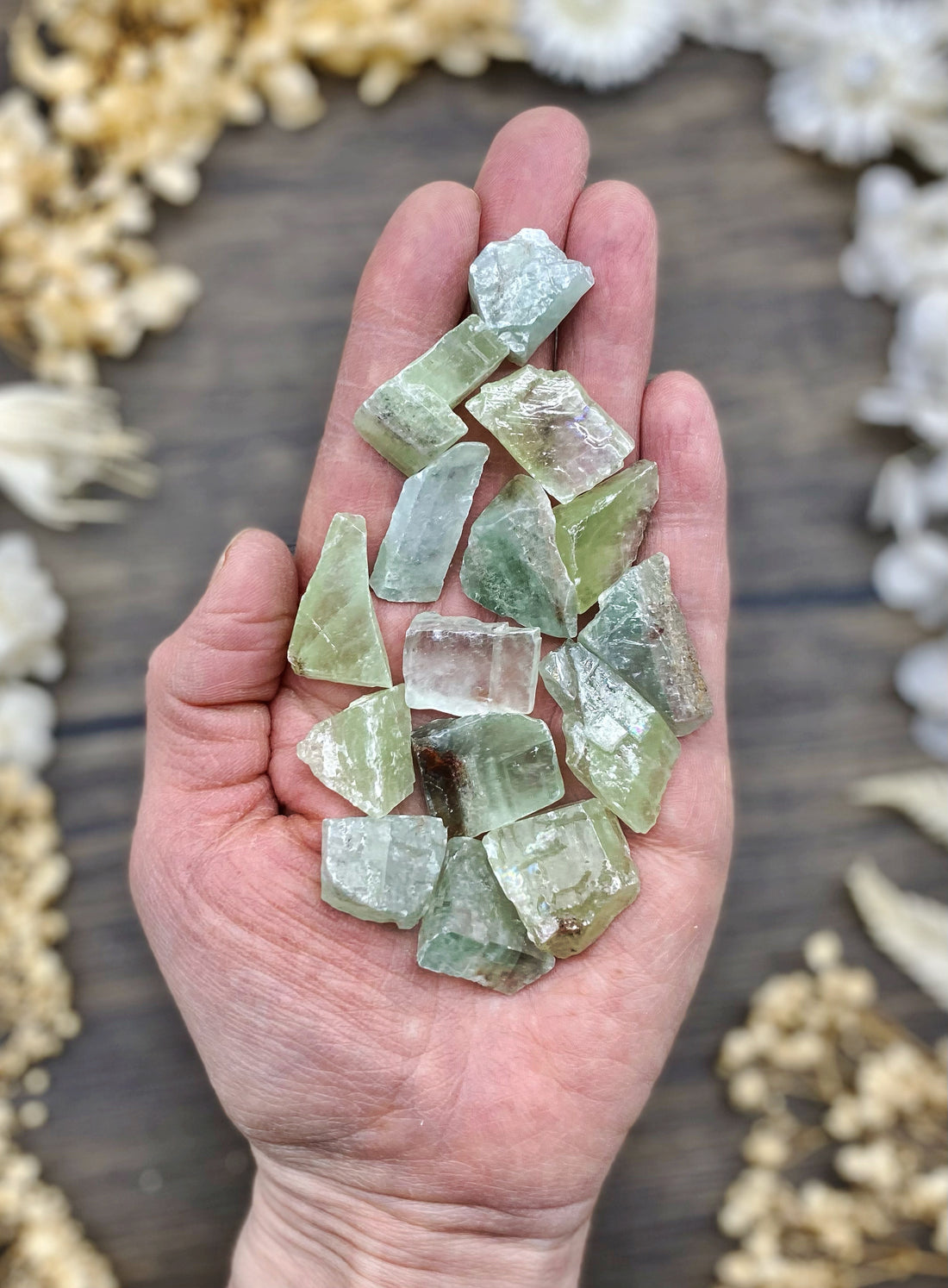 Green Calcite Raw