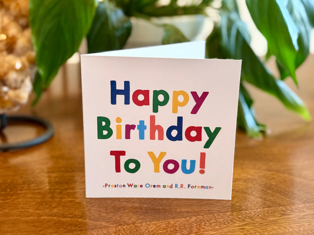 Quotable Card: Happy birthday to you!
