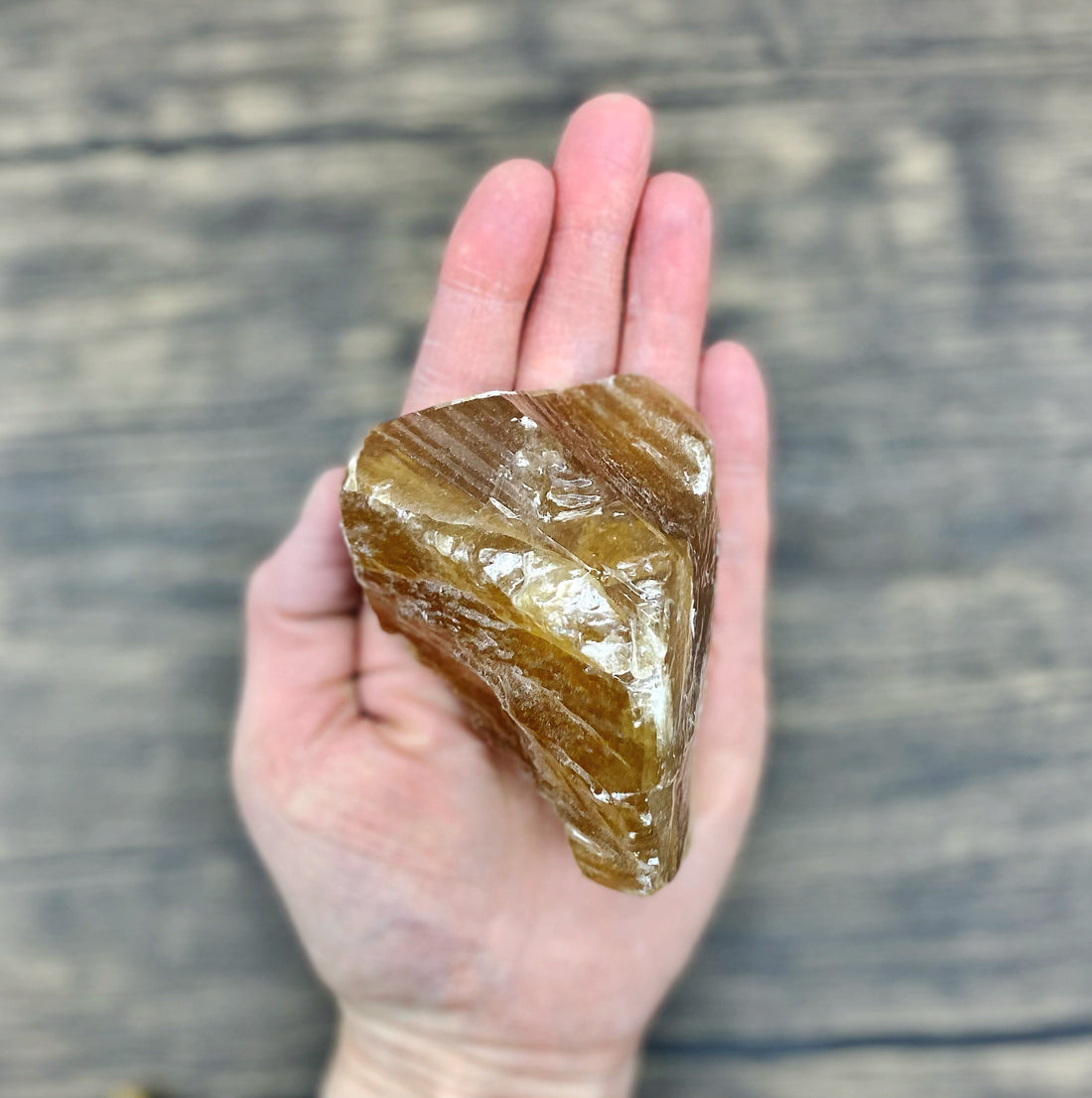 Honey Calcite Large $20