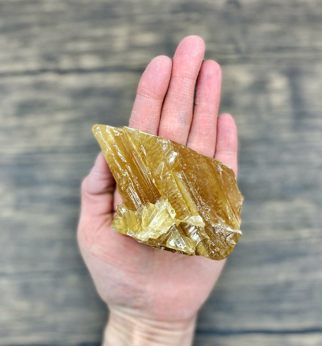 Honey Calcite Large $20