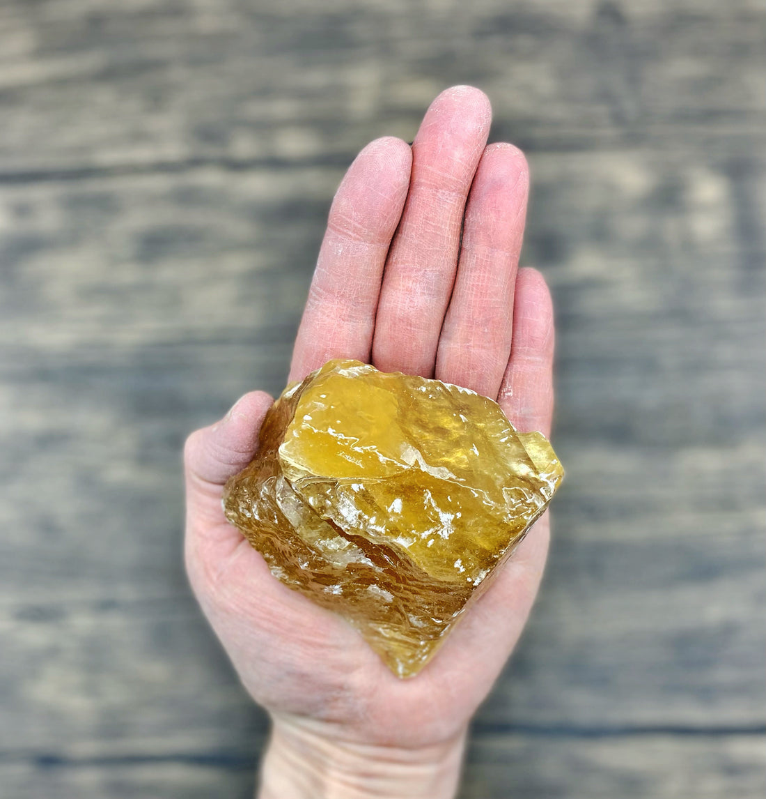 Honey Calcite Large $20