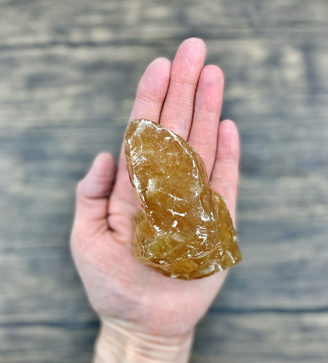 Honey Calcite Large $20