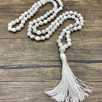 Mala 108 Howlite Knotted