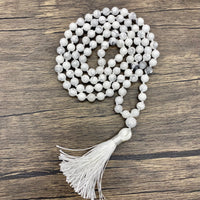 Mala 108 Howlite Knotted