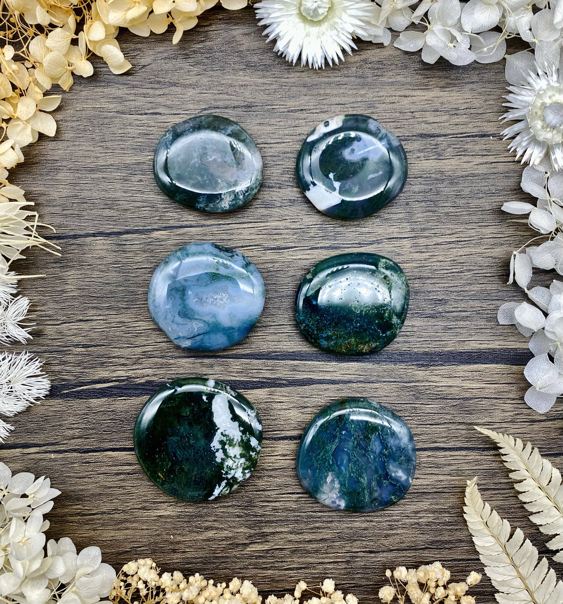 Moss Agate Medallion