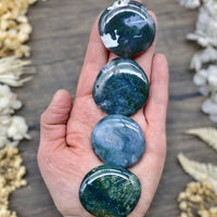 Moss Agate Medallion