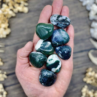 Moss Agate Tumbled