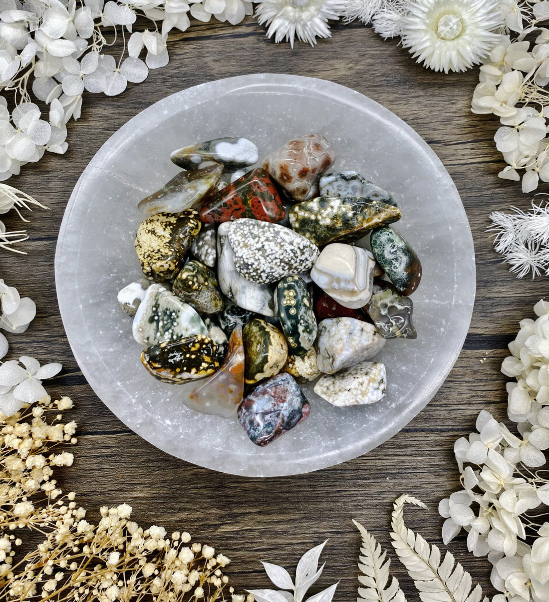 Ocean Jasper Tumbled Stone