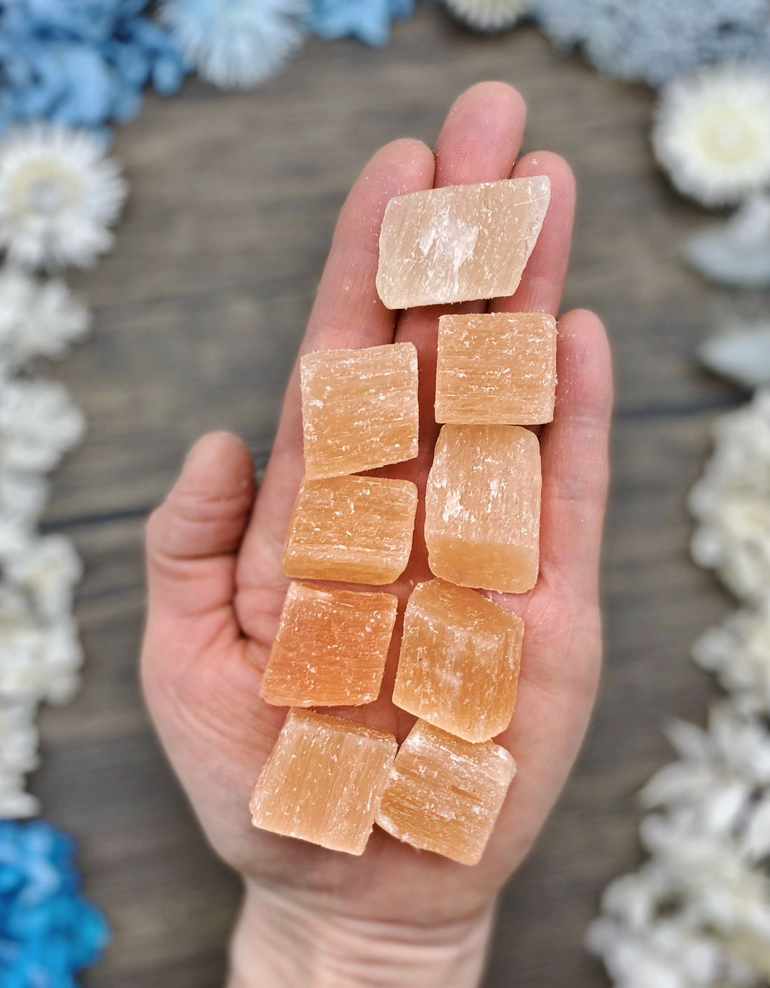 Orange Selenite Cube