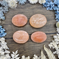 Orange Selenite Oval