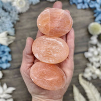 Orange Selenite Oval