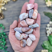 Pink Botswana Agate Tumbled