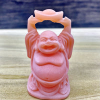 Pink Buddha Figurine 2"