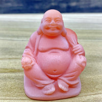 Pink Buddha Figurine 2"