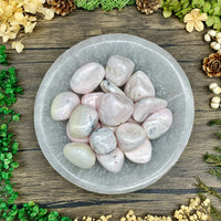 Pink Mangano Calcite Tumbled Stone Large