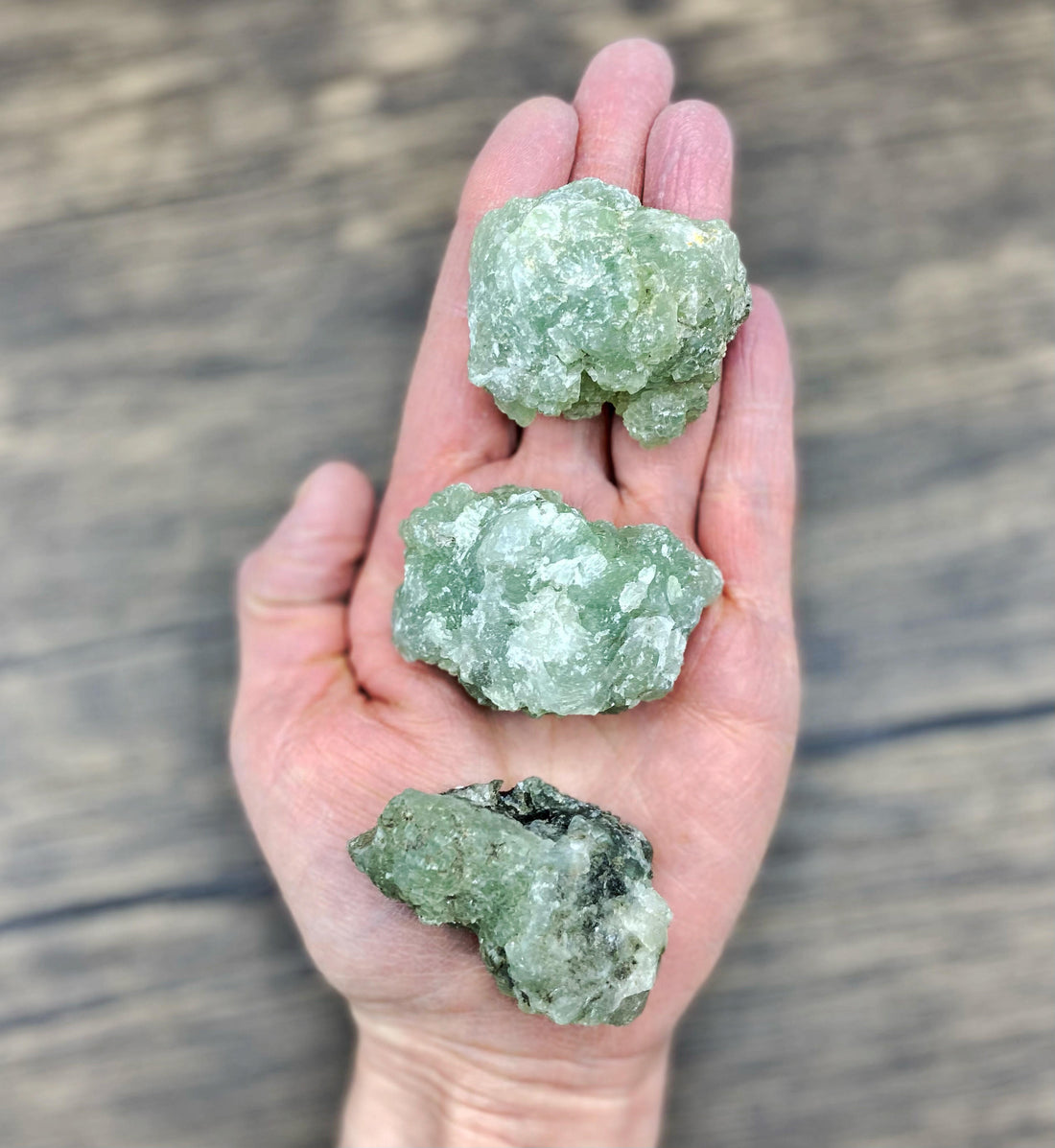 Rough Prehnite $16