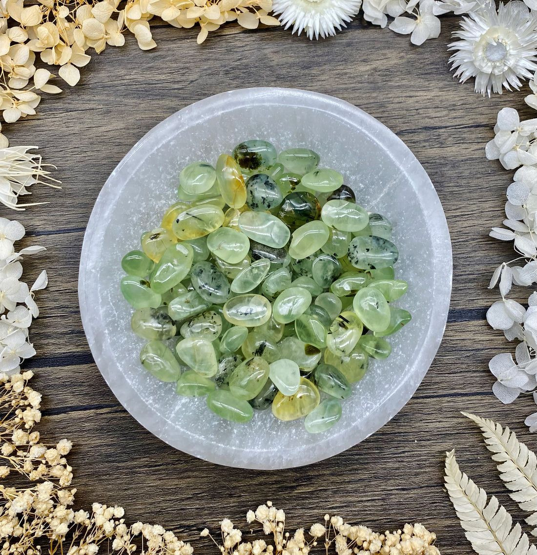 Prehnite Tumbled Stone