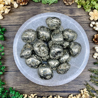 Pyrite Tumbled Stone