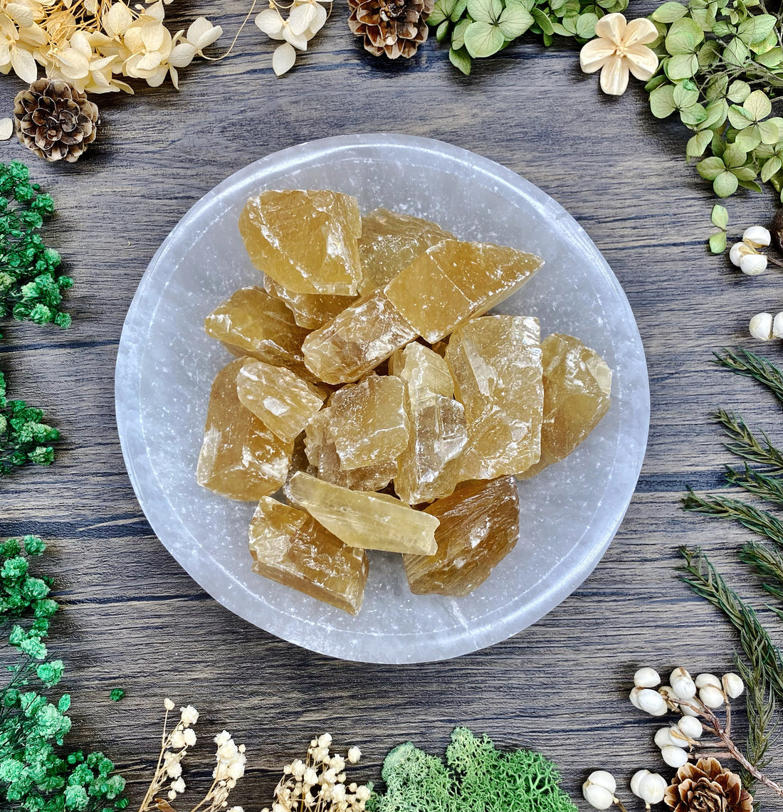 Honey Calcite Raw